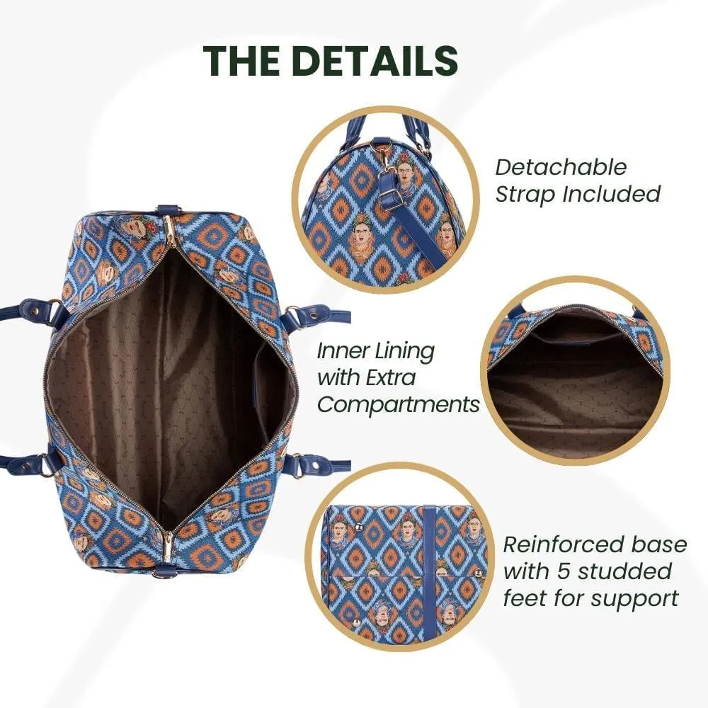 Signare Tapestry Large Duffel Bag, Ladies Overnight Weekender, Carryon Gym Sports Duffle, Travel Bags for Teens, Girls & Women