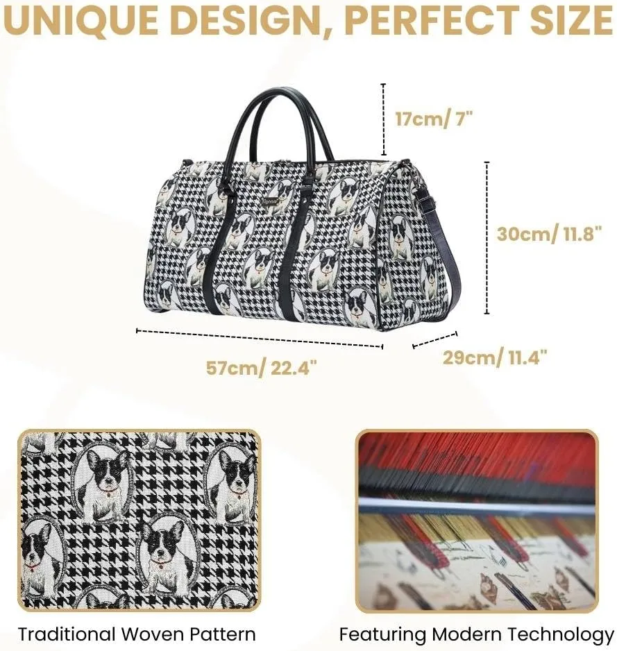 Signare Tapestry Large Duffel Bag, Ladies Overnight Weekender, Carryon Gym Sports Duffle, Travel Bags for Teens, Girls & Women
