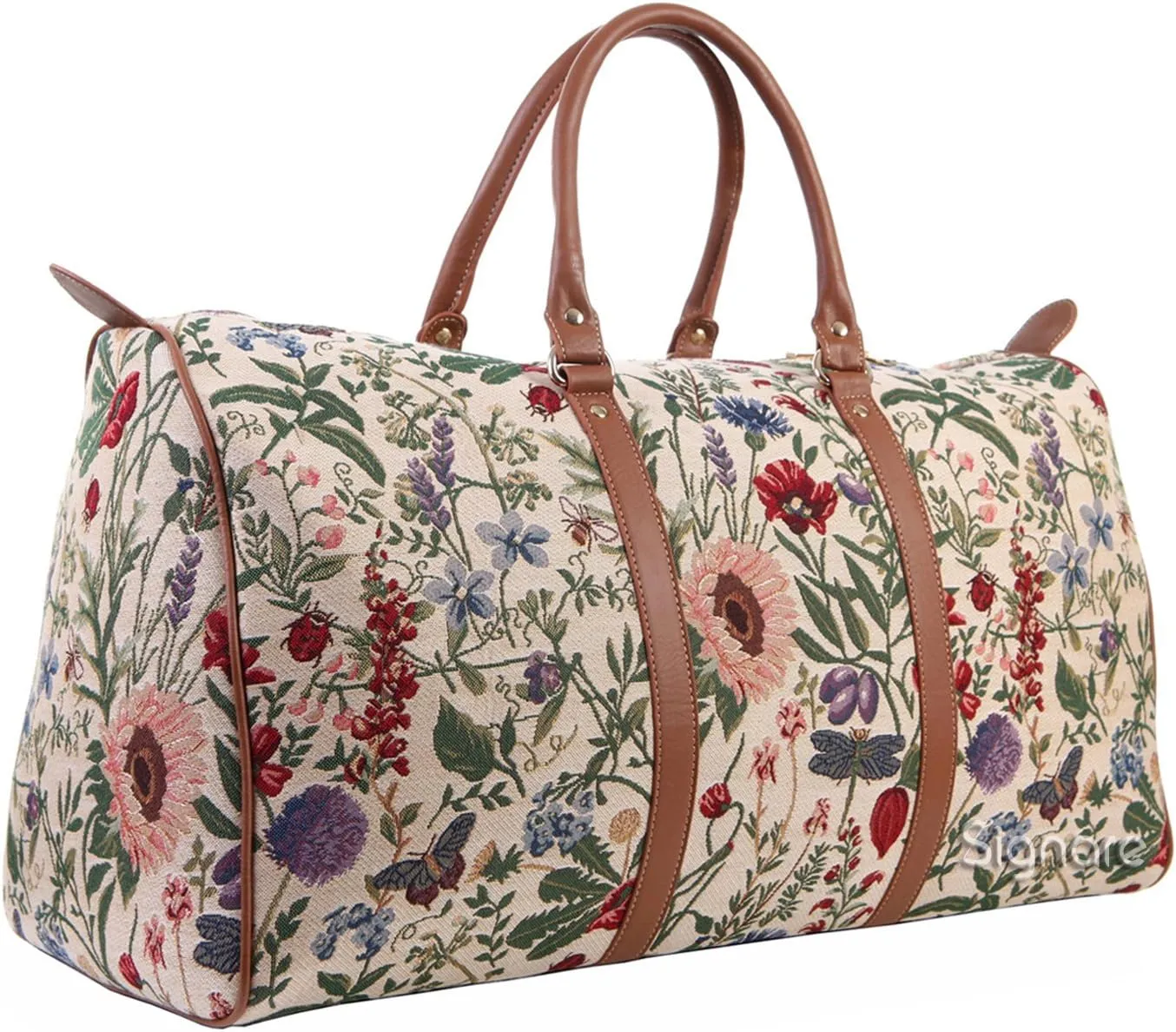 Signare Tapestry Large Travel Duffle Bag Ladies Overnight Weekender Carryon Gym Sports Duffel bags for Women