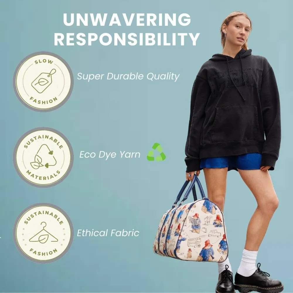 Signare Tapestry Large Travel Duffle Bag Ladies Overnight Weekender Carryon Gym Sports Duffel bags for Women