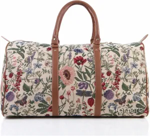 Signare Tapestry Large Travel Duffle Bag Ladies Overnight Weekender Carryon Gym Sports Duffel bags for Women
