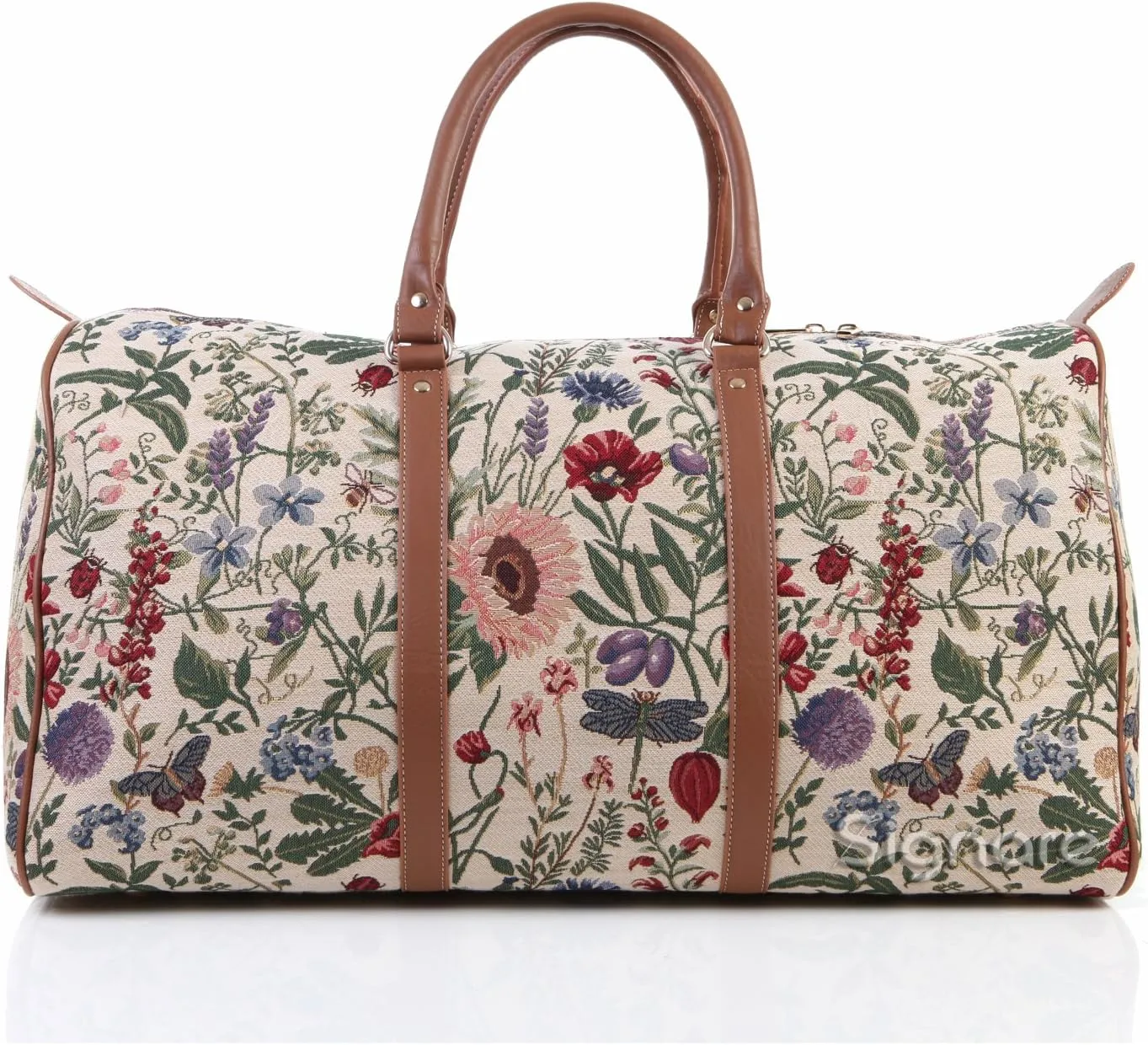 Signare Tapestry Large Travel Duffle Bag Ladies Overnight Weekender Carryon Gym Sports Duffel bags for Women