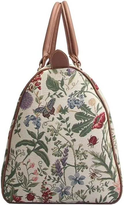 Signare Tapestry Large Travel Duffle Bag Ladies Overnight Weekender Carryon Gym Sports Duffel bags for Women