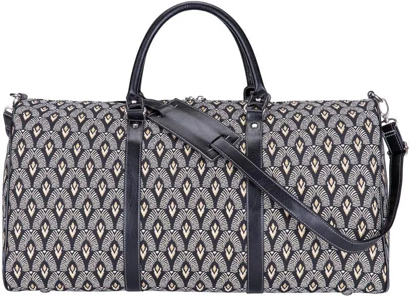 Signare Tapestry Large Travel Duffle Bag Ladies Overnight Weekender Carryon Gym Sports Duffel bags for Women