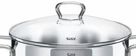 Silit Style Glass Lid with Metal Handle Diameter 16 cm