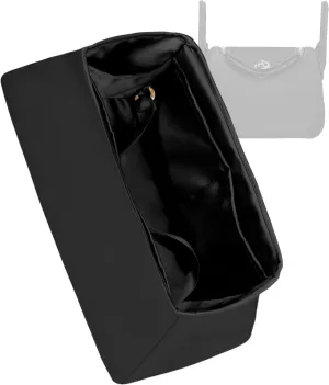 Silk Organizer for Lindy Mini/26/30/34,Soft and Gentle Touch Insert,Maintain Bag Natural Shape,Lightweight Inner Bag（Black,Lindy Mini19）