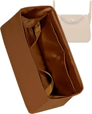 Silk Organizer for Lindy Mini/26/30/34,Soft and Gentle Touch Insert,Maintain Bag Natural Shape,Lightweight Inner Bag（Gold,Lindy 26）