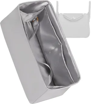 Silk Organizer for Lindy Mini/26/30/34,Soft and Gentle Touch Insert,Maintain Bag Natural Shape,Lightweight Inner Bag（Gris Meyer,Lindy 26）