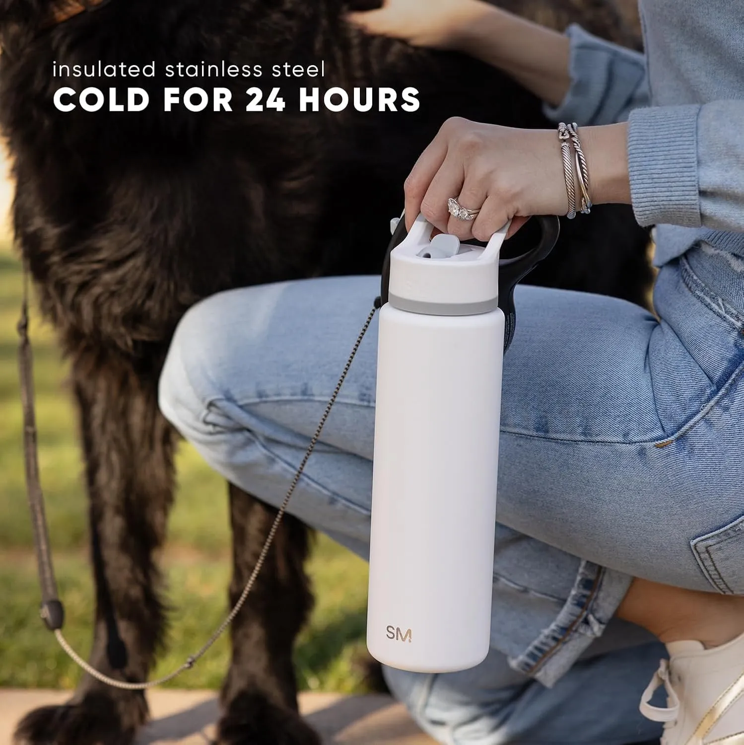 Simple Modern Kids Water Bottle with Straw Lid | Vacuum Insulated Stainless Steel Metal | Reusable Leak Proof BPA-Free Thermos for School | Summit Collection | 18oz, Berry Twist