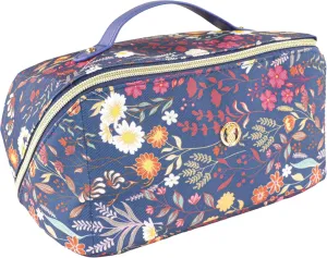 Simply Southern Navy Field Floral Cosmetic Bag