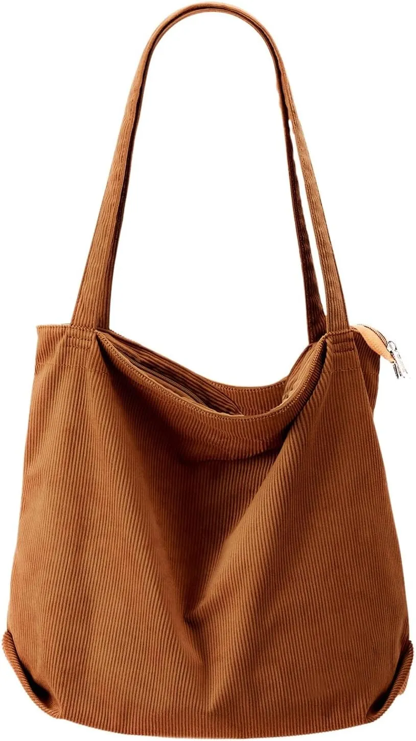 Slouchy Tote Purses Ladies Bags Casual Large Capacity Shopping Handbag Simple Retro Fashion Shoulder Bag