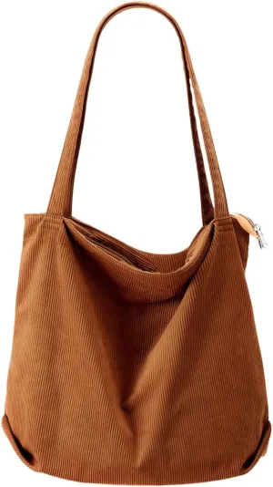 Slouchy Tote Purses Ladies Bags Casual Large Capacity Shopping Handbag Simple Retro Fashion Shoulder Bag