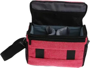 Small Camera Bag Digital Camera Handbag Organizer Pockets Canvas Material Portable for Dslr Lens and Accessories