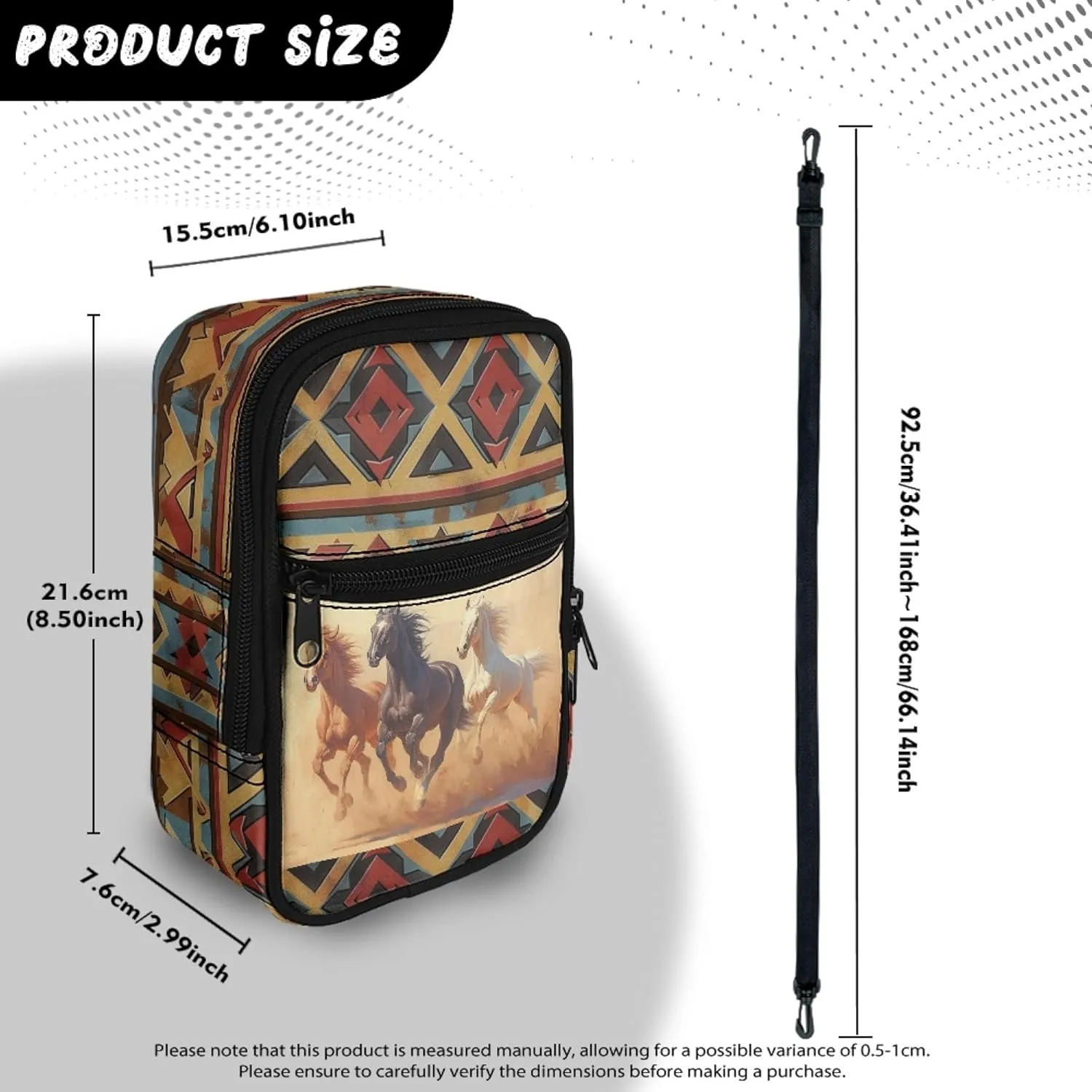 Small Crossbody Bags for Women Lightweight Cross Body Bag for Men Mini Cross Body Bag with Smooth Zipper