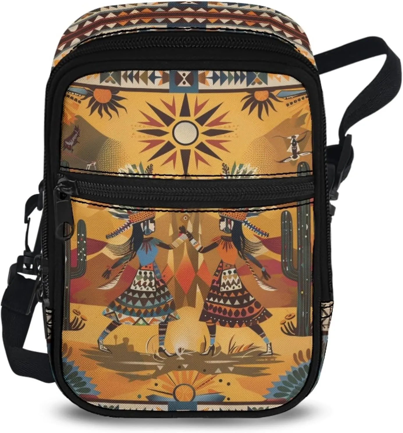 Small Crossbody Bags for Women Lightweight Cross Body Bag for Men Mini Cross Body Bag with Smooth Zipper