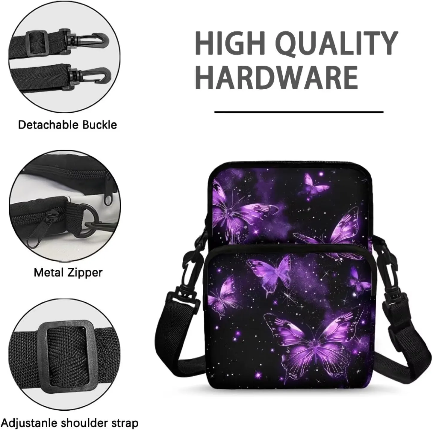 Small Crossbody Bags for Women Men Small Messenger Bag Purses Fanny Pack Wallet Bag Coin Purse Backpack Handbags