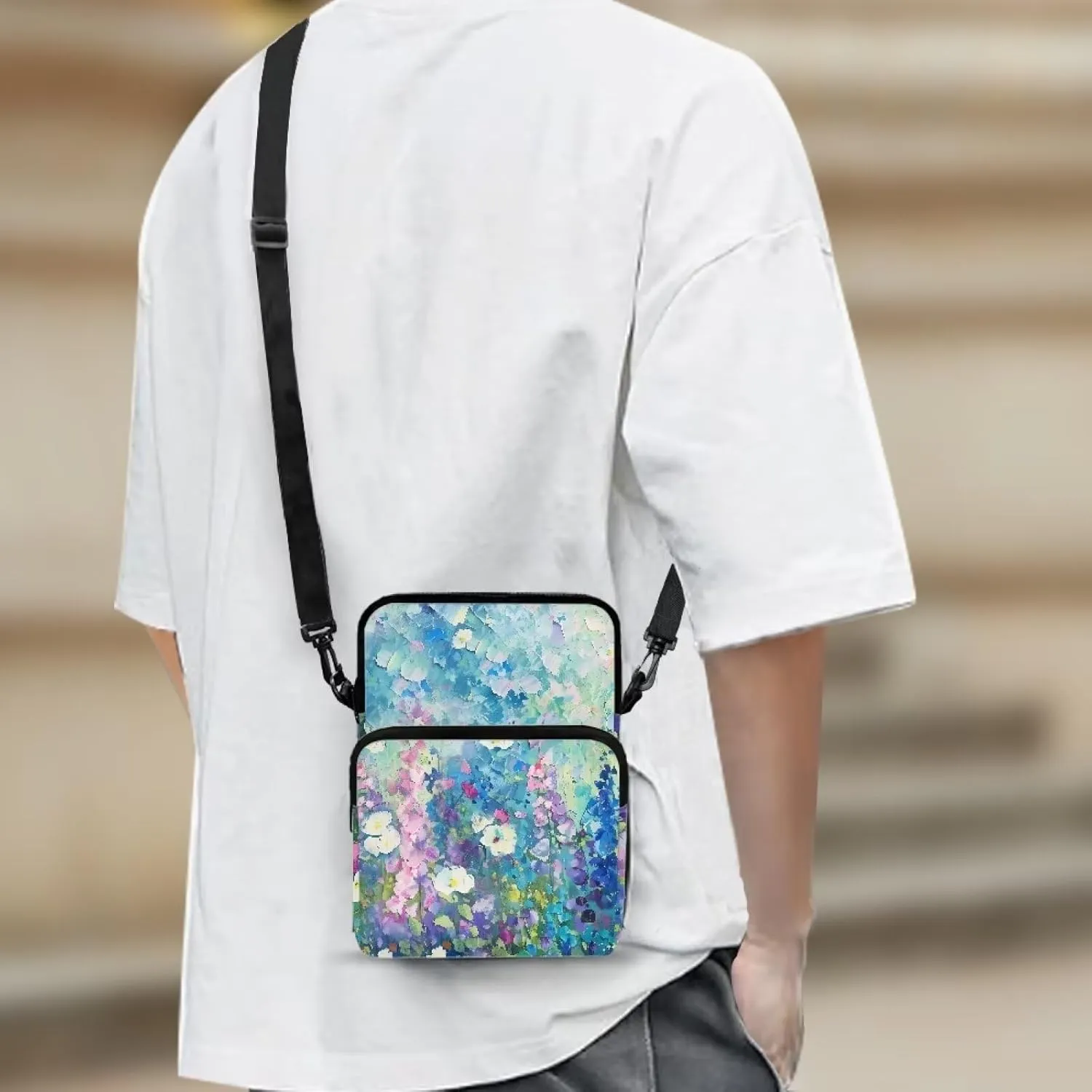 Small Crossbody Bags for Women Men Small Messenger Bag Purses Fanny Pack Wallet Bag Coin Purse Backpack Handbags