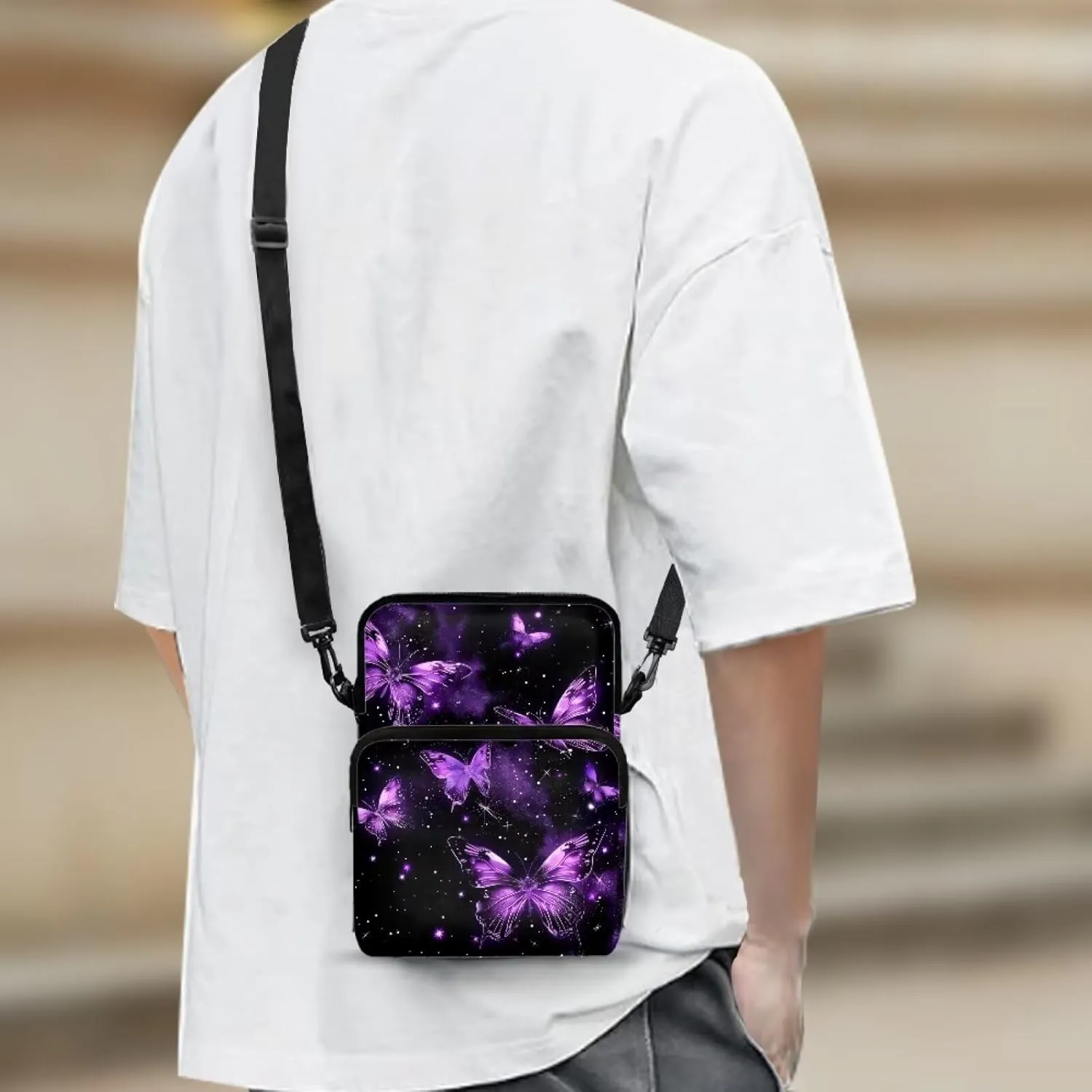 Small Crossbody Bags for Women Men Small Messenger Bag Purses Fanny Pack Wallet Bag Coin Purse Backpack Handbags