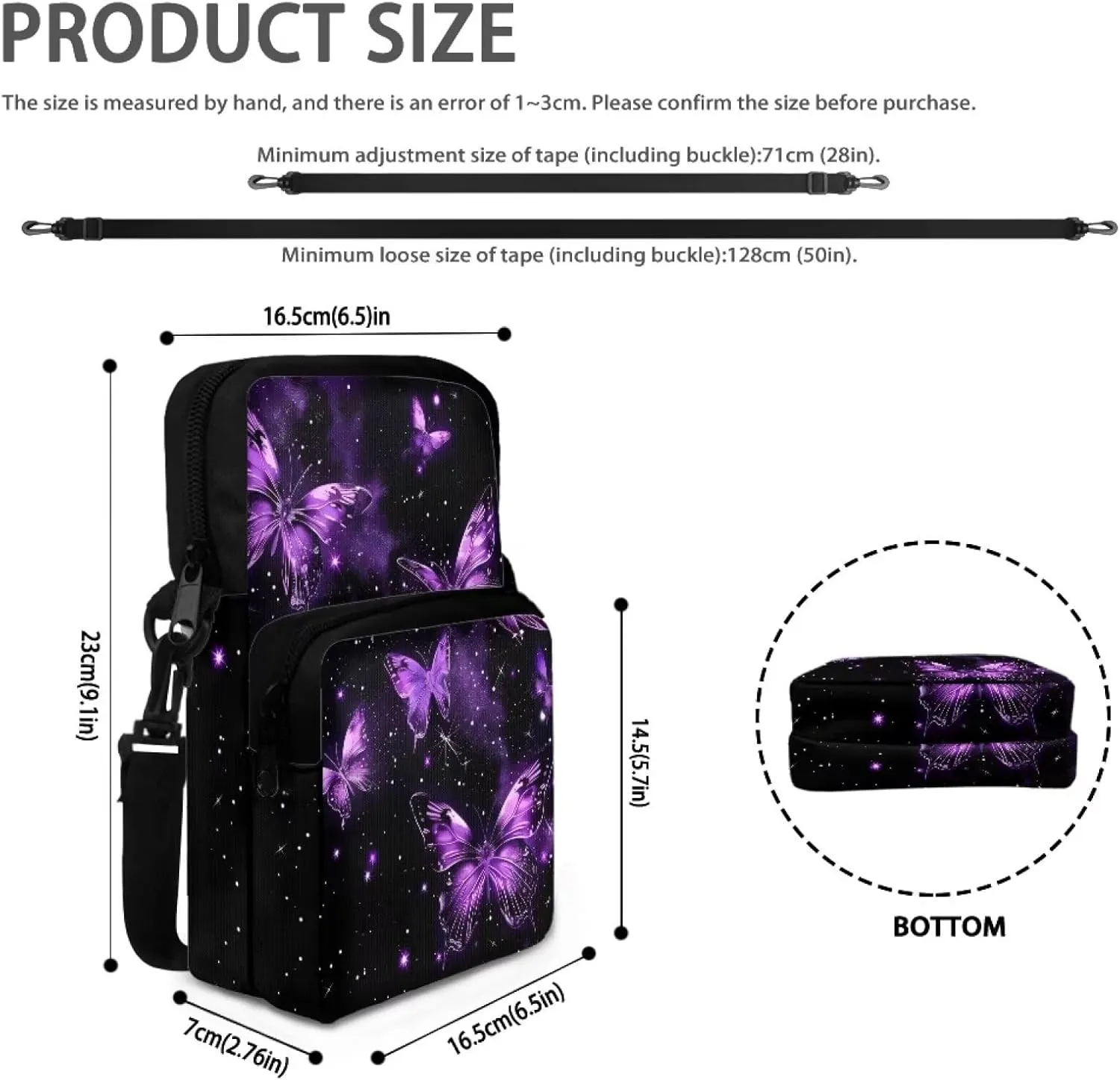 Small Crossbody Bags for Women Men Small Messenger Bag Purses Fanny Pack Wallet Bag Coin Purse Backpack Handbags