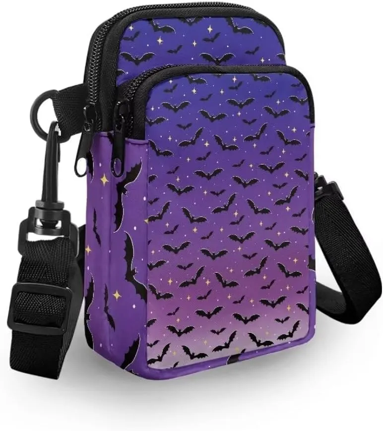Small Crossbody Cell Phone Purse, Lightweight Mini Messenger Shoulder Handbag Wallet with Adjustable Strap