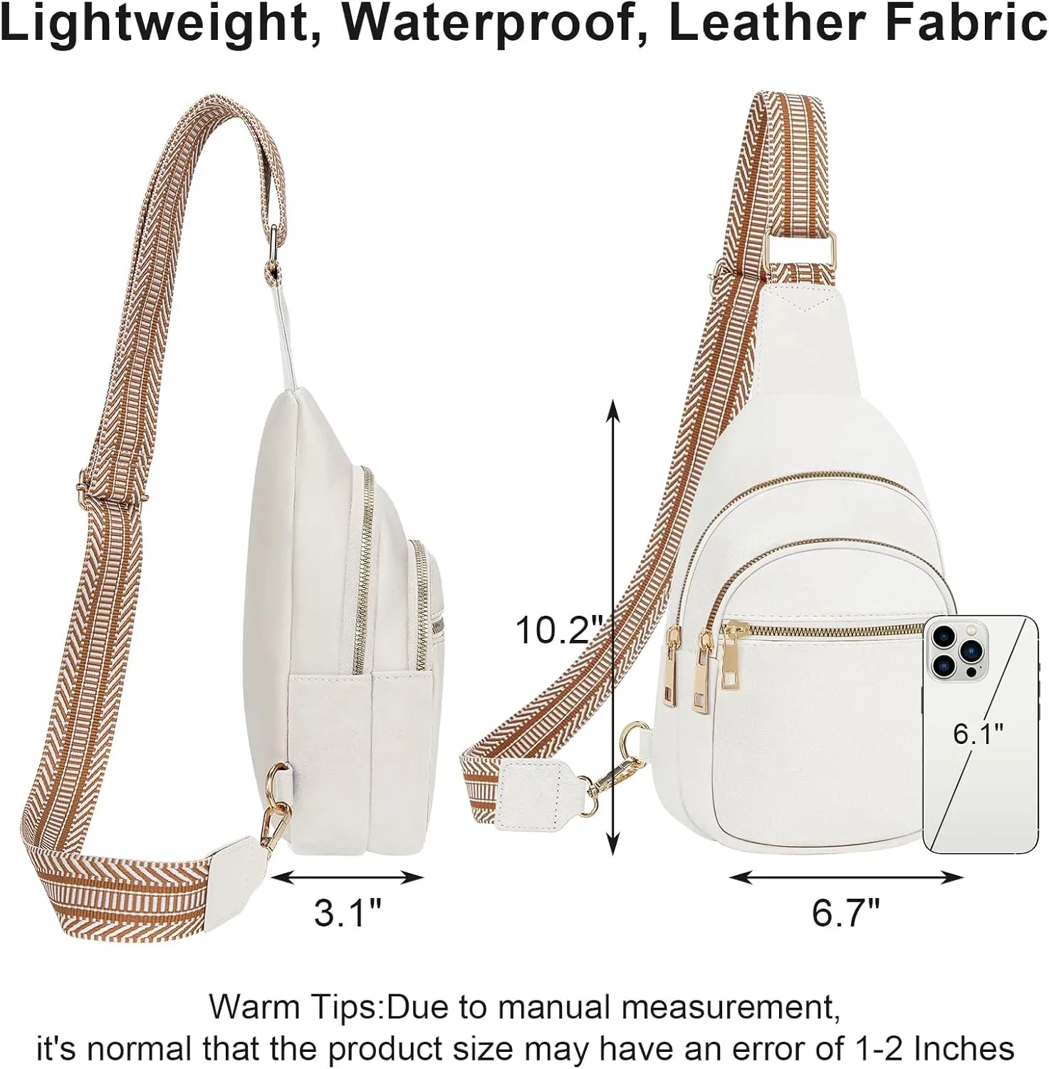 Small Leather Sling Bags for Women Fashion Crossbody Backpack Purse Sling Crossbody Bgas