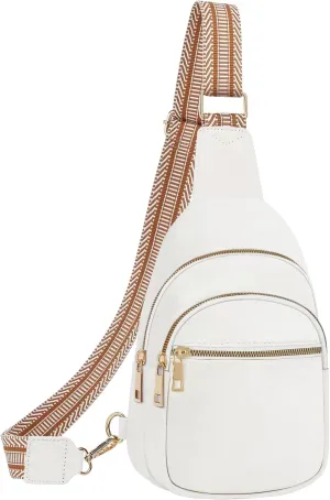 Small Leather Sling Bags for Women Fashion Crossbody Backpack Purse Sling Crossbody Bgas