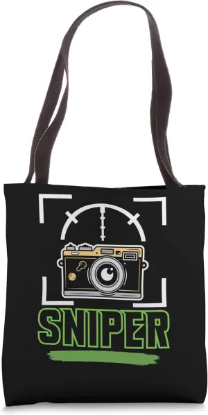 Sniper Camera for Photography Photographer Photograph Fans Tote Bag