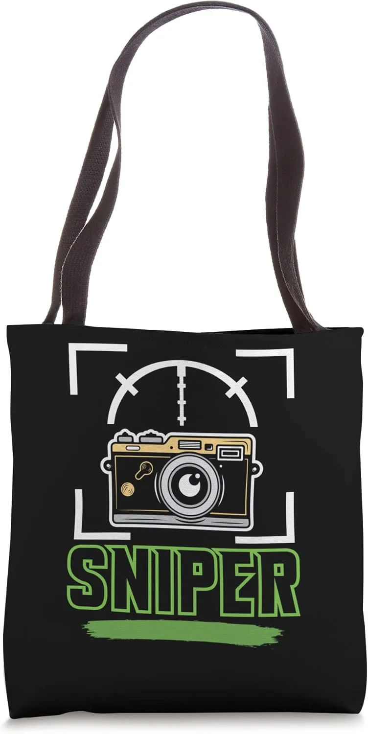Sniper Camera for Photography Photographer Photograph Fans Tote Bag