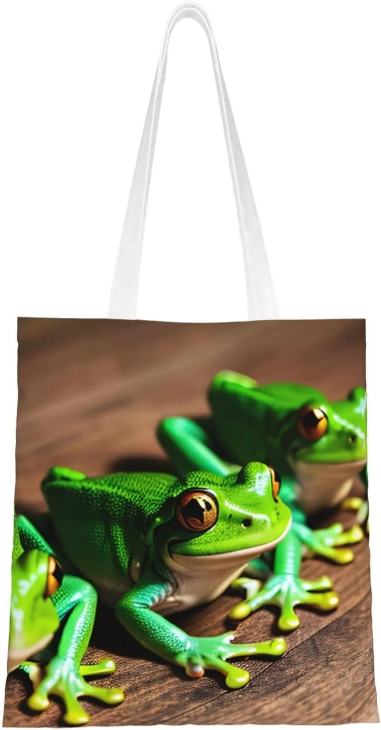 Soccer Ball On Grassy Canvas Aesthetic Tote Bag Unisex Beach Bag Shopping Bags Shoulder Bag Reusable Grocery Bags