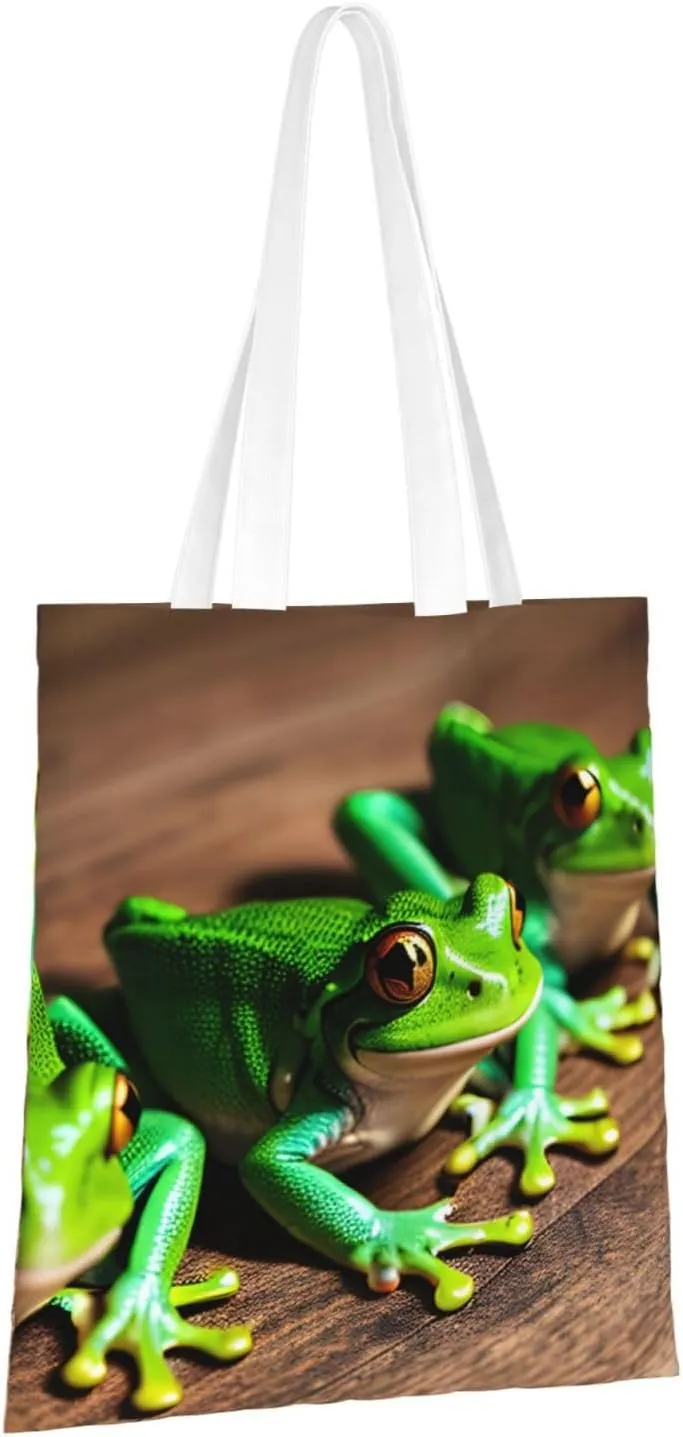 Soccer Ball On Grassy Canvas Aesthetic Tote Bag Unisex Beach Bag Shopping Bags Shoulder Bag Reusable Grocery Bags