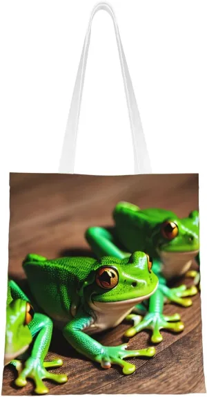 Soccer Ball On Grassy Canvas Aesthetic Tote Bag Unisex Beach Bag Shopping Bags Shoulder Bag Reusable Grocery Bags