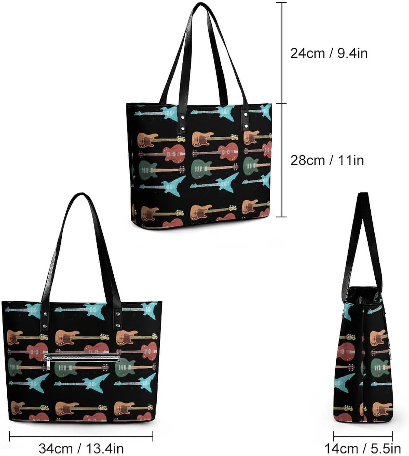 Southwest Canyons Diamon A Leather Handbag with Large Capacity And Portability