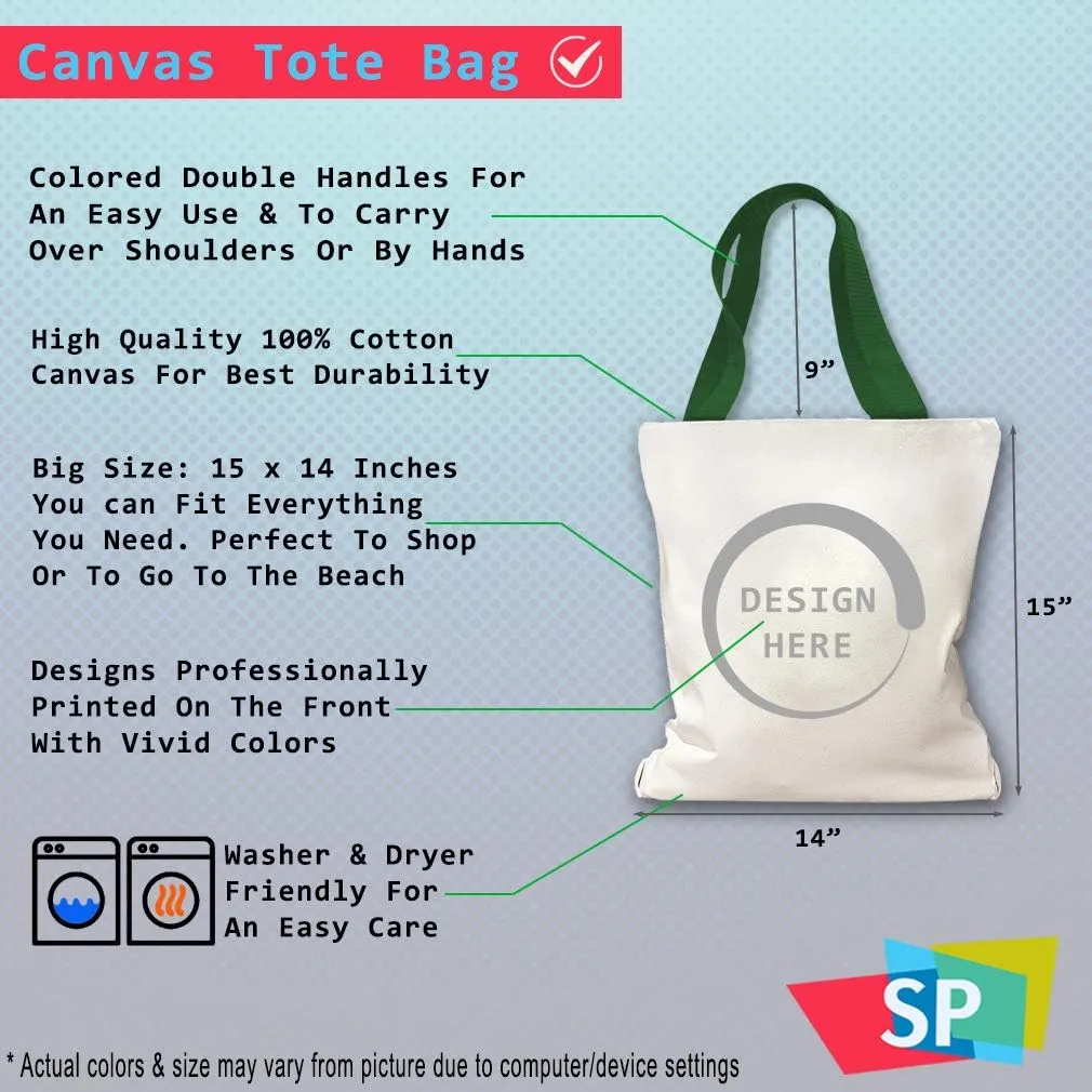 Speedy Pros Canvas Tote Bag for Women Bake The World A Better Place Baking Bakery Beach Bags for Women