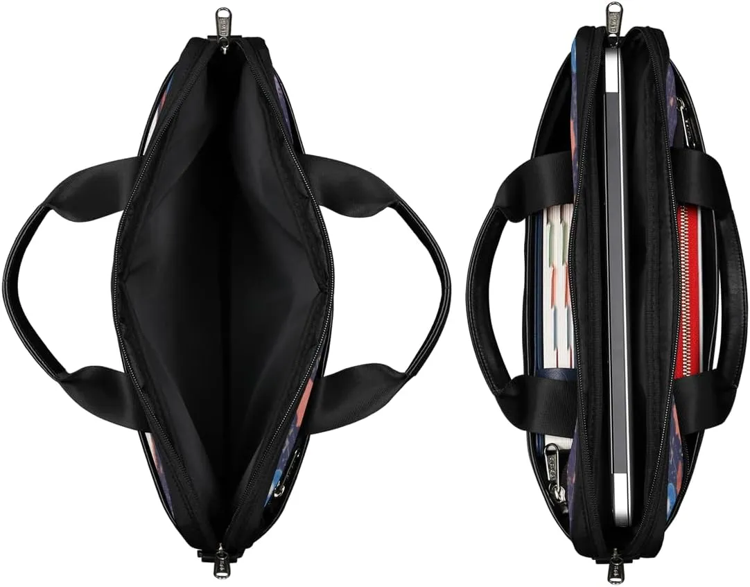 Spiral Laptop Bag for Men Women 13-15 Inch Case Bags Sleeve Shoulder with Anti Slip Removable The Pad Straps