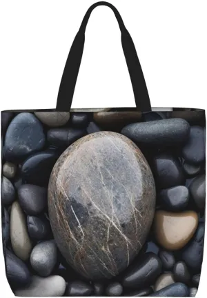 SSIMOO Colored Stripes Vertical Stylish Zipper Shopping Bags,Shoulder Bag,The Perfect Blend Of Style And Convenience
