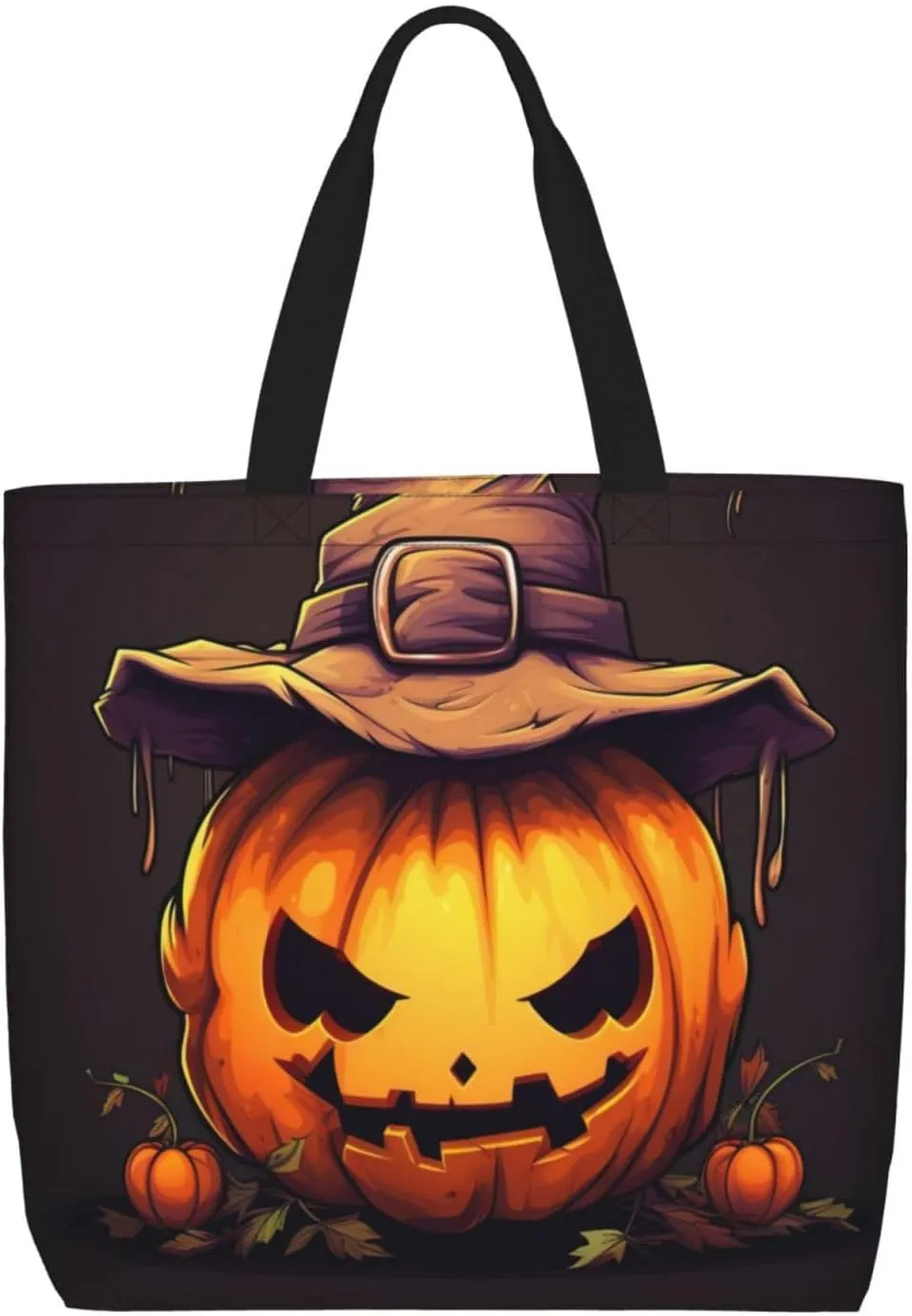 SSIMOO Mallard Ducks Trendy Fashion Shopping Bags,Zippered Convenience Bag,Shopping Tote And Shoulder Bag
