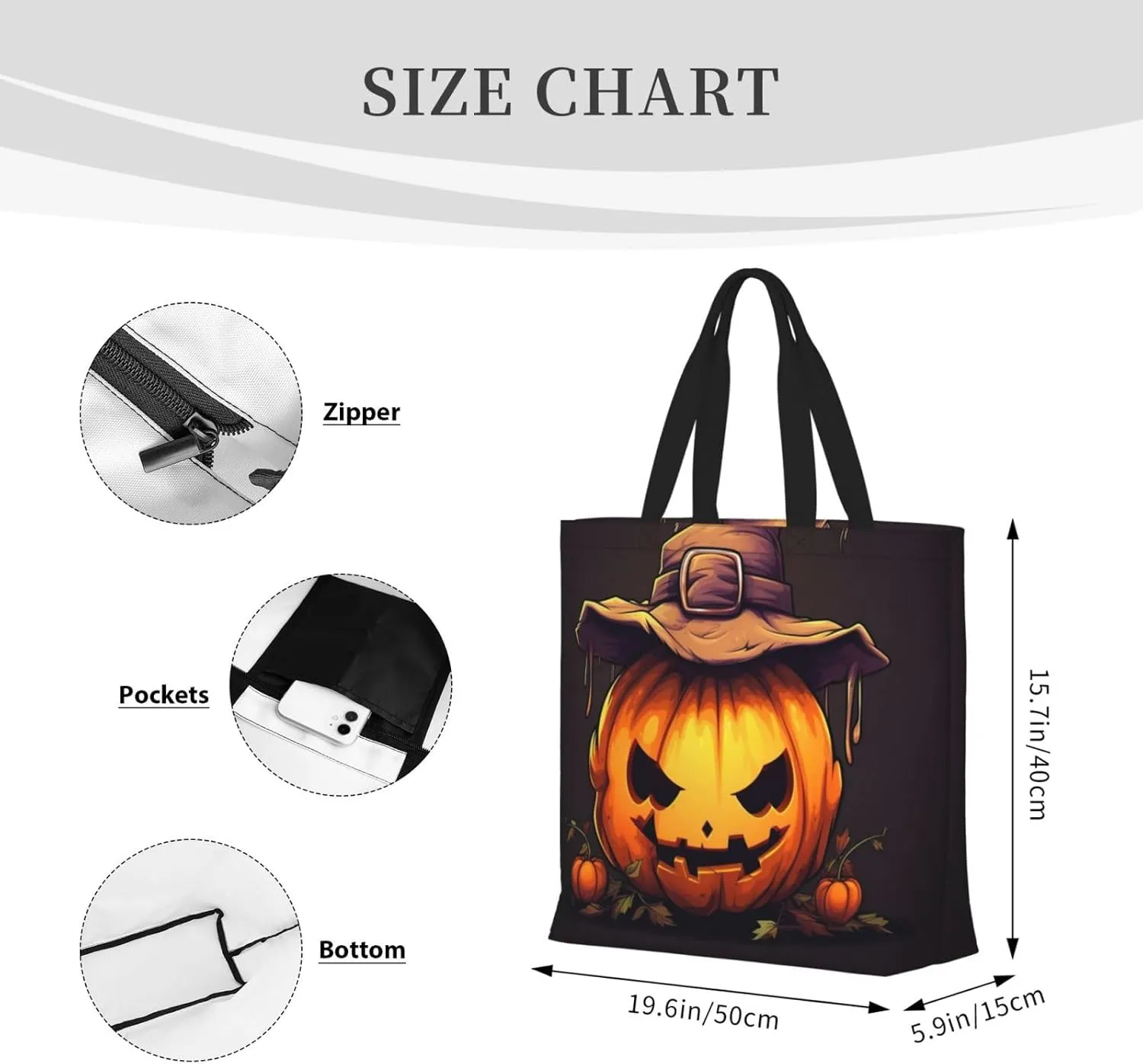 SSIMOO Mallard Ducks Trendy Fashion Shopping Bags,Zippered Convenience Bag,Shopping Tote And Shoulder Bag