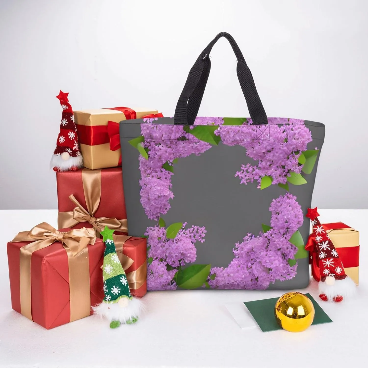 SSIMOO Paris Eiffel Tower Stylish Zipper Shopping Bags,Shoulder Bag,The Perfect Blend Of Style And Convenience