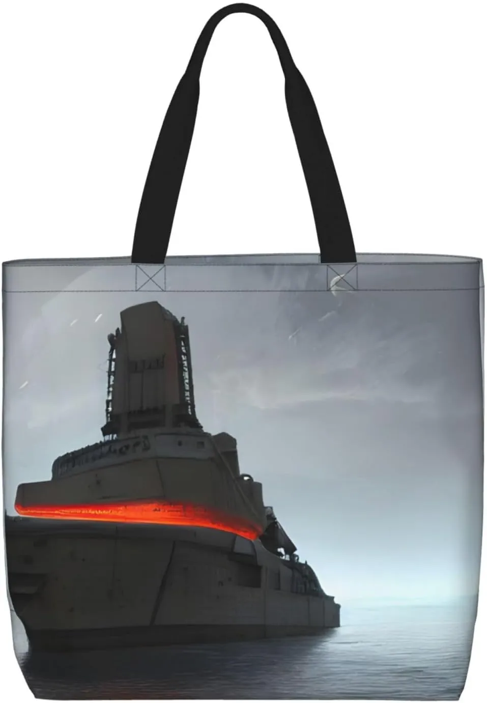 SSIMOO Paris Eiffel Tower Stylish Zipper Shopping Bags,Shoulder Bag,The Perfect Blend Of Style And Convenience