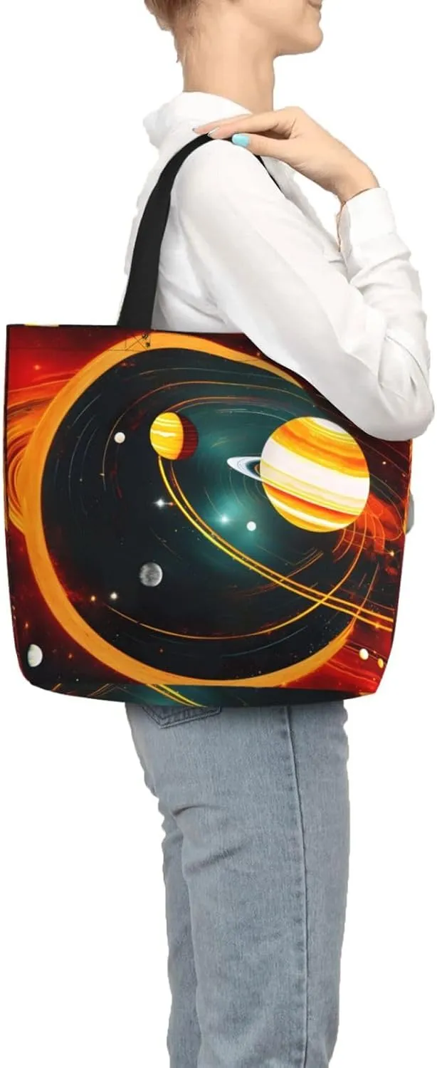 SSIMOO White Daisy Stylish Zipper Shopping Bags,Shoulder Bag,The Perfect Blend Of Style And Convenience