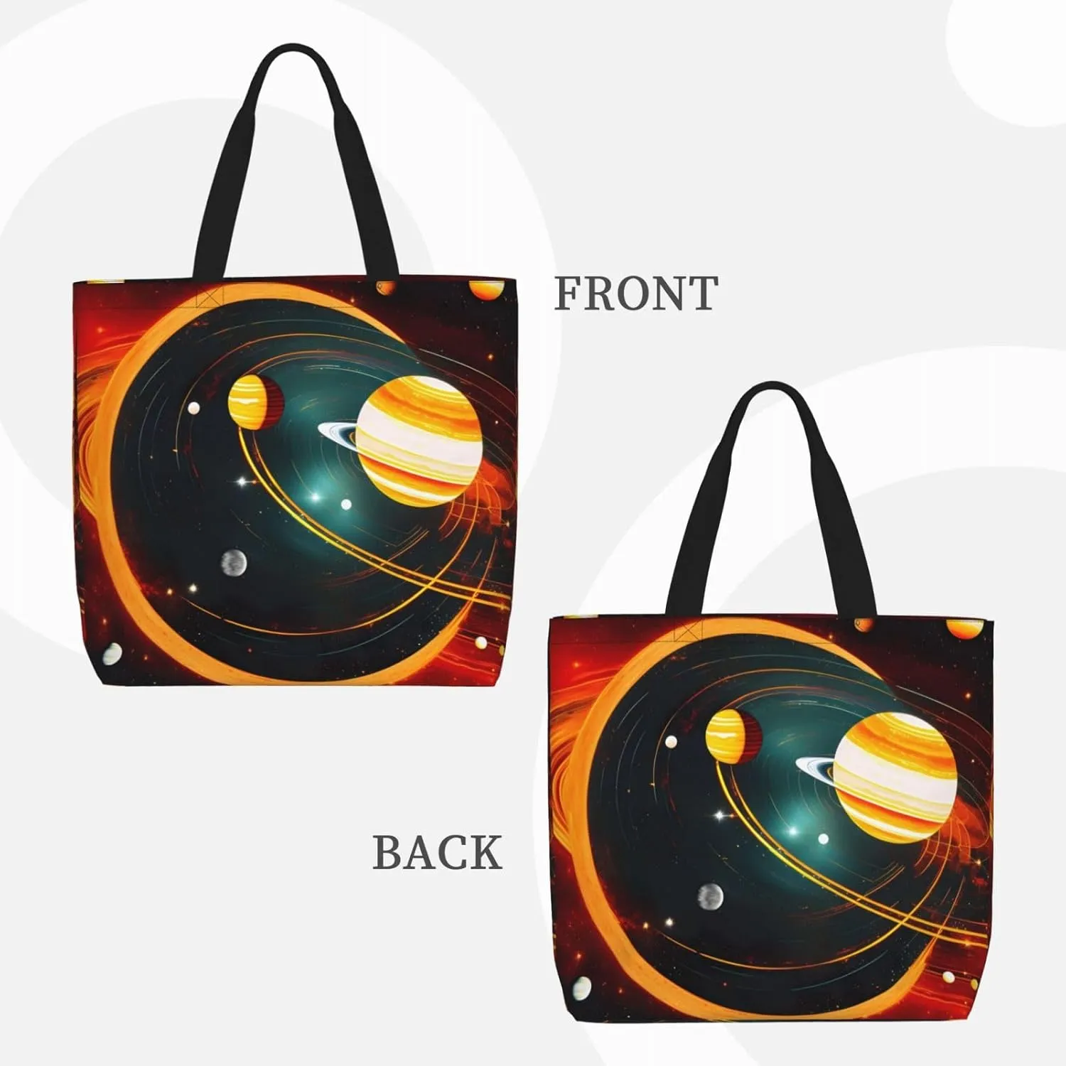 SSIMOO White Daisy Stylish Zipper Shopping Bags,Shoulder Bag,The Perfect Blend Of Style And Convenience