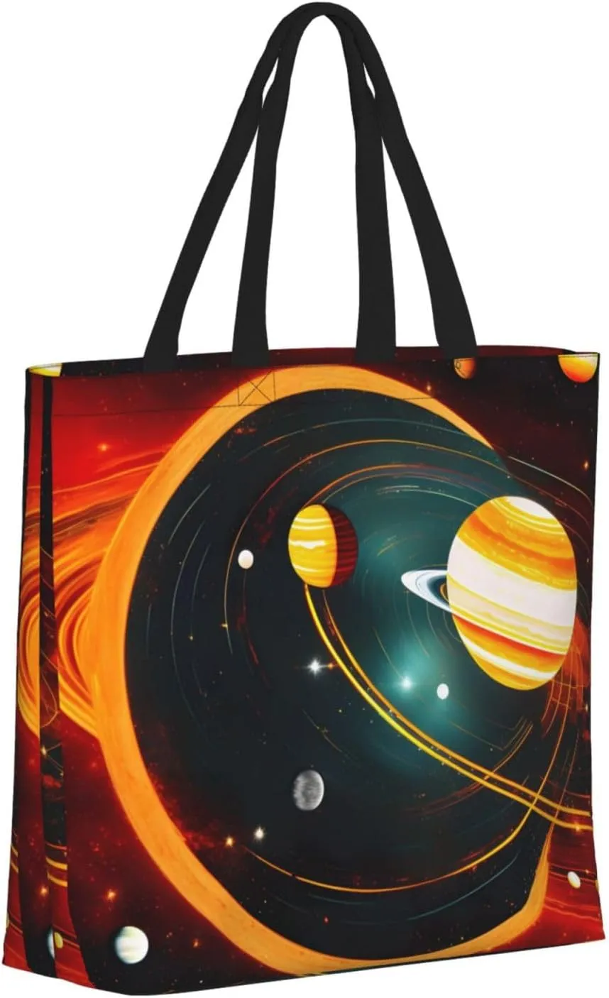SSIMOO White Daisy Stylish Zipper Shopping Bags,Shoulder Bag,The Perfect Blend Of Style And Convenience