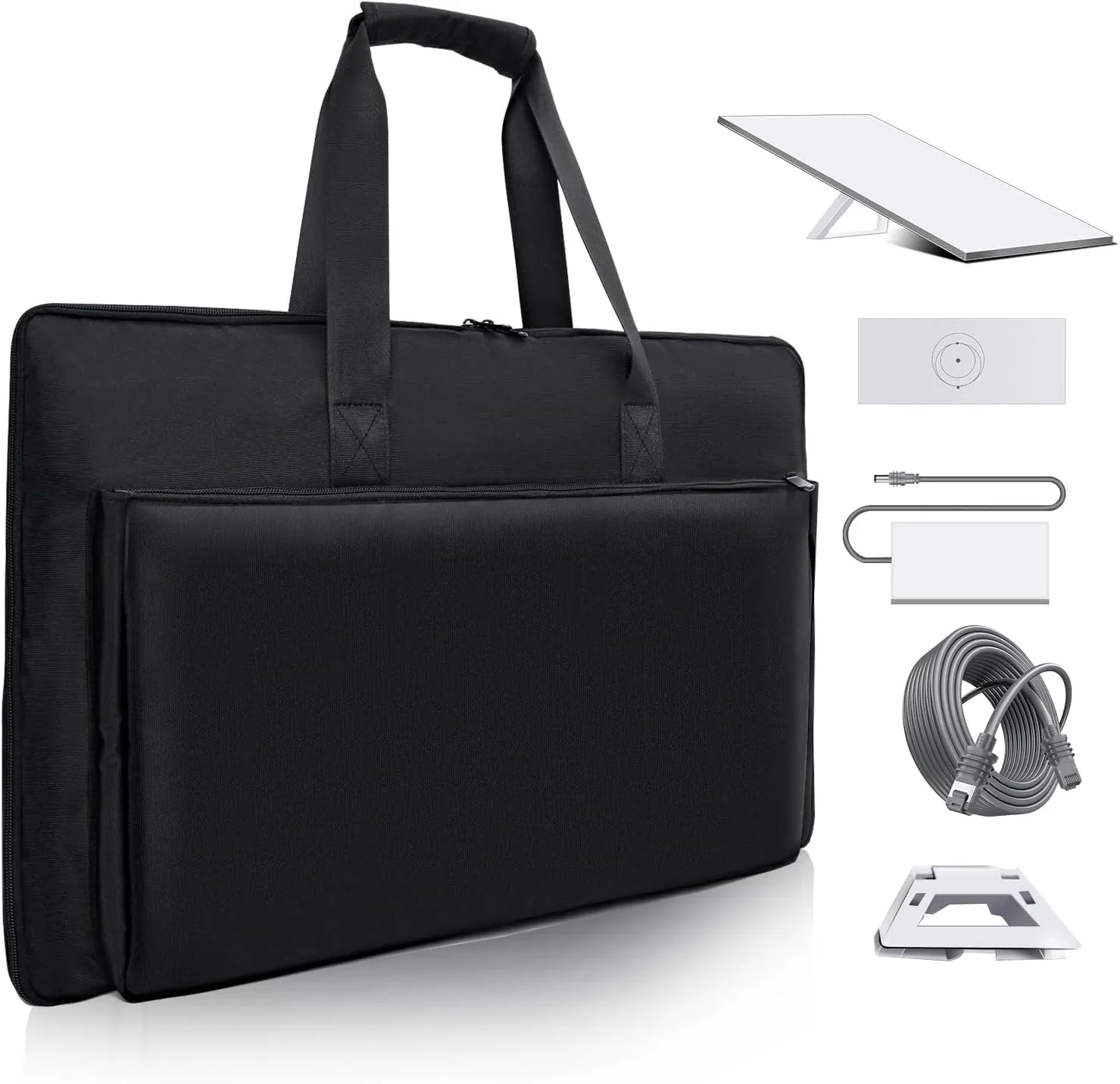 Starlink Bag, Starlink Case, Starlink Gen 3 Case, Starlink Travel Shoulder Bag & Handbag, Starlink Carrying Case Gen 3 Standard V3 Storage, Water Resistant, Shockproof, Multiple Pockets, Black