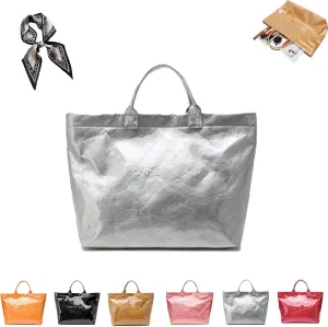 Stellaya Tote Bag, Pvc Tote Bag for Women, Stellaya Womens Letters Print Tote Bag, Fashion Tote Bag Top Handle