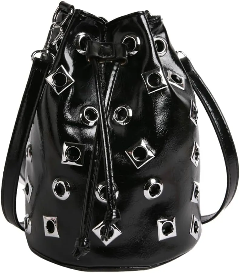 Studded Bucket Bags and Drawstring Crossbody Purse for Women Hobo Bag Y2K Trendy Crossbody Bucket Handbags 2025