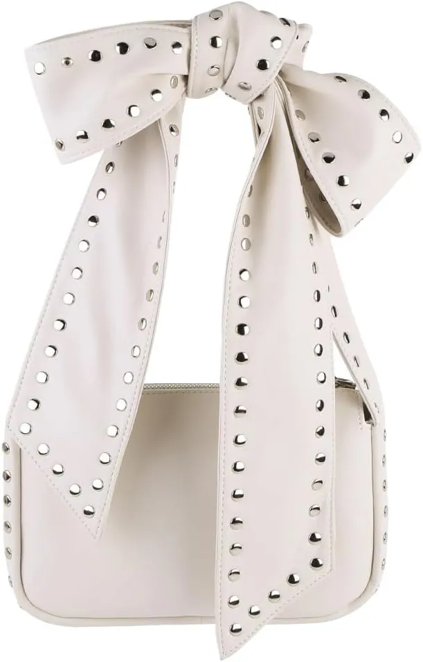 Studded Clutch, Y2k Bow Purses for Women - Trendy Shoulder & Grace Bag