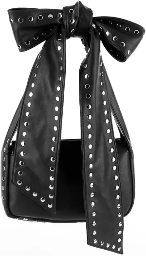 Studded Clutch, Y2k Bow Purses for Women - Trendy Shoulder & Grace Bag