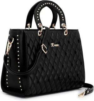 Studded hand bag for women, Black