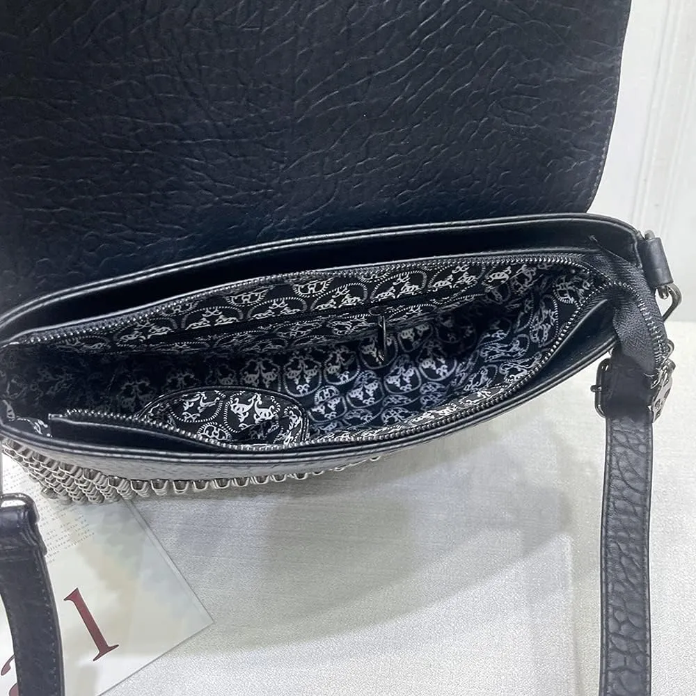 Studded Handbags Women Skull Tote Bag Vegan Leather Punk Shoulder Bags Rivet Backpack Purse Bucket Bag Satchel Style Handbags