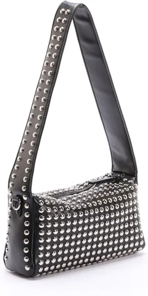 Studded Purse Cute Y2k Shoulder Bag Fall Vintage 2000s Trendy Purses for Women 2024 Streetwear 90s